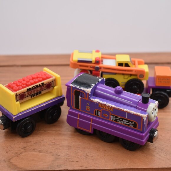 Culdee Forklift Flatbed Knafford Orchard Apple Cargo Car Thomas & Friends Trains - Picture 16 of 16